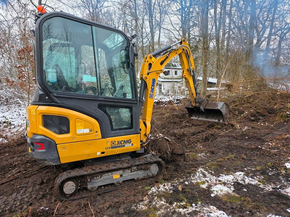 Minibagger super Ausstattung Sparsam leise mieten