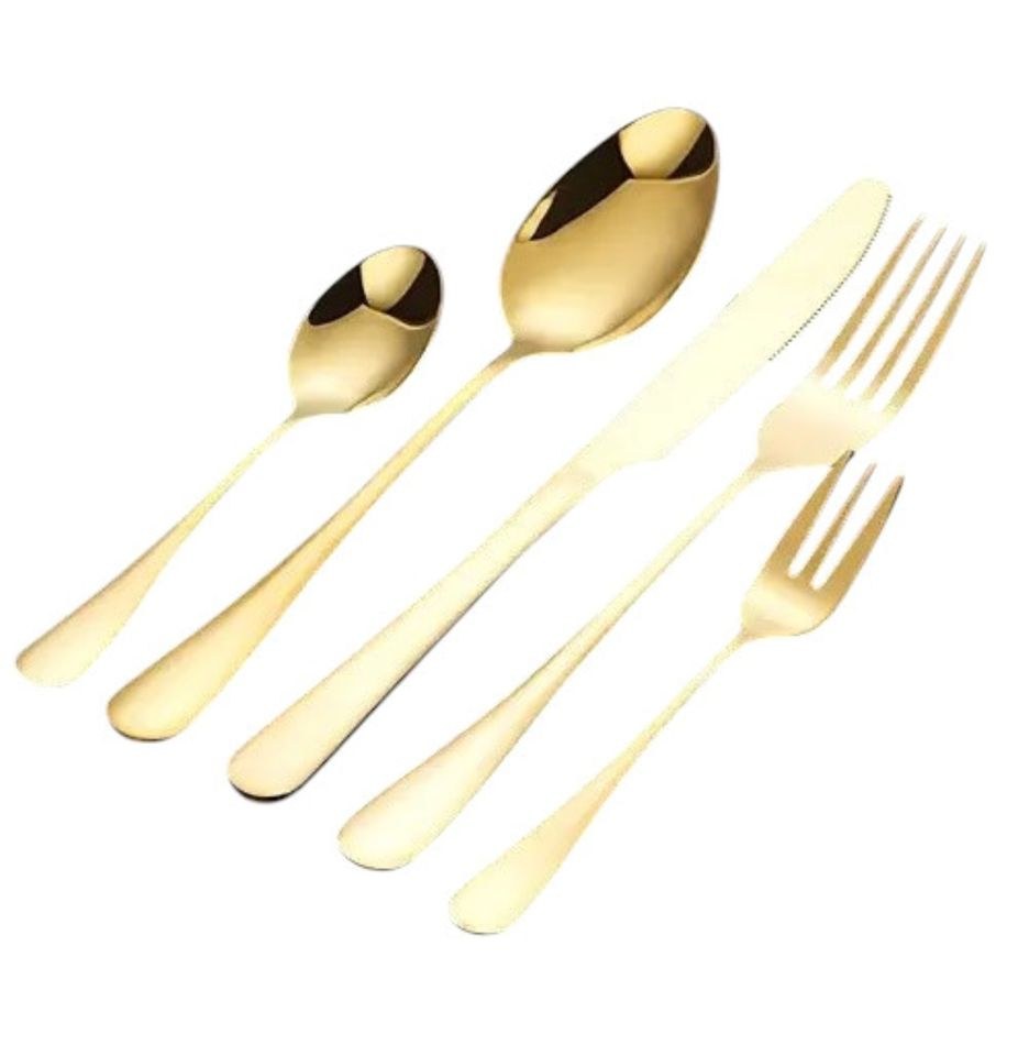 Besteck GOLD Besteckset mieten in Waging am See – für alle Gäste