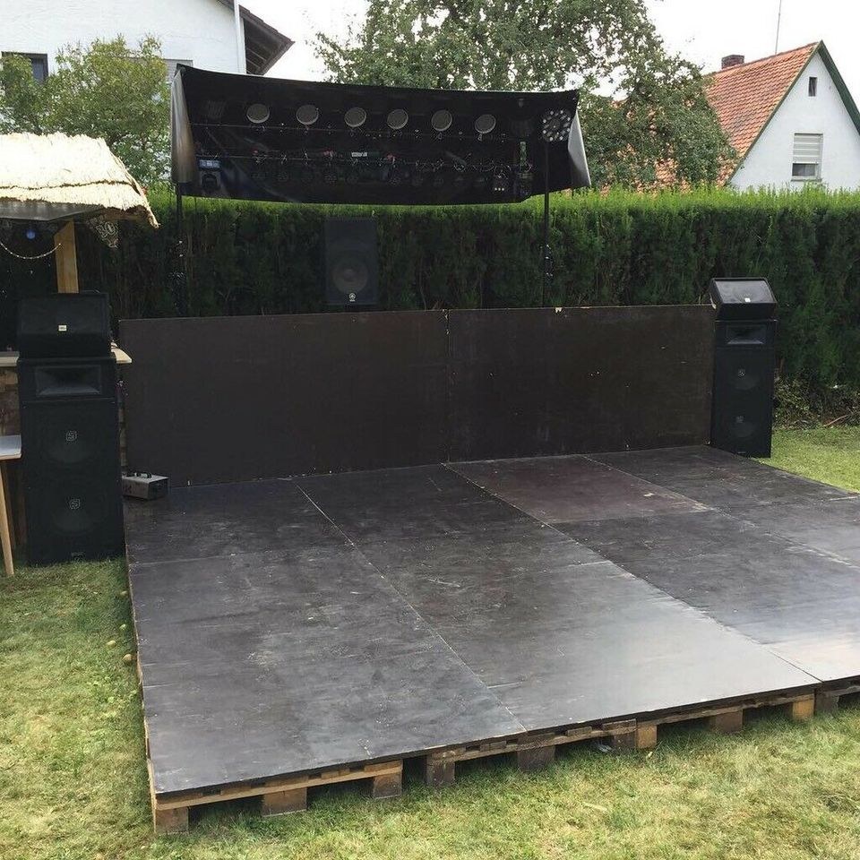 Musikanlage Lichteranlage LED Beleuchtung mieten in Hattenhofen