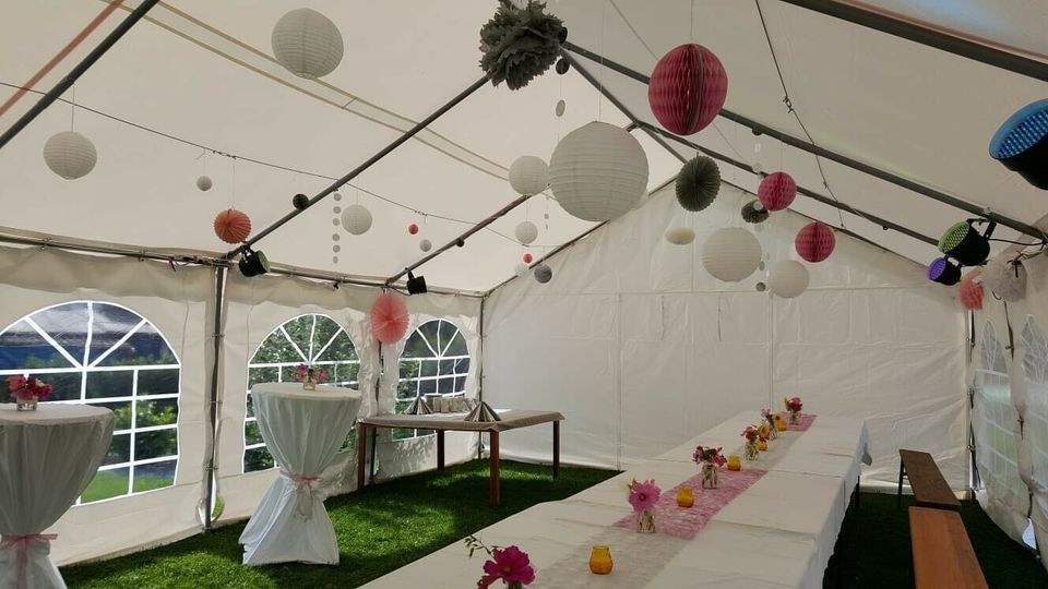 5x8m 5x12 m Partyzelte Festzelte Größen mieten in Hattenhofen – 3