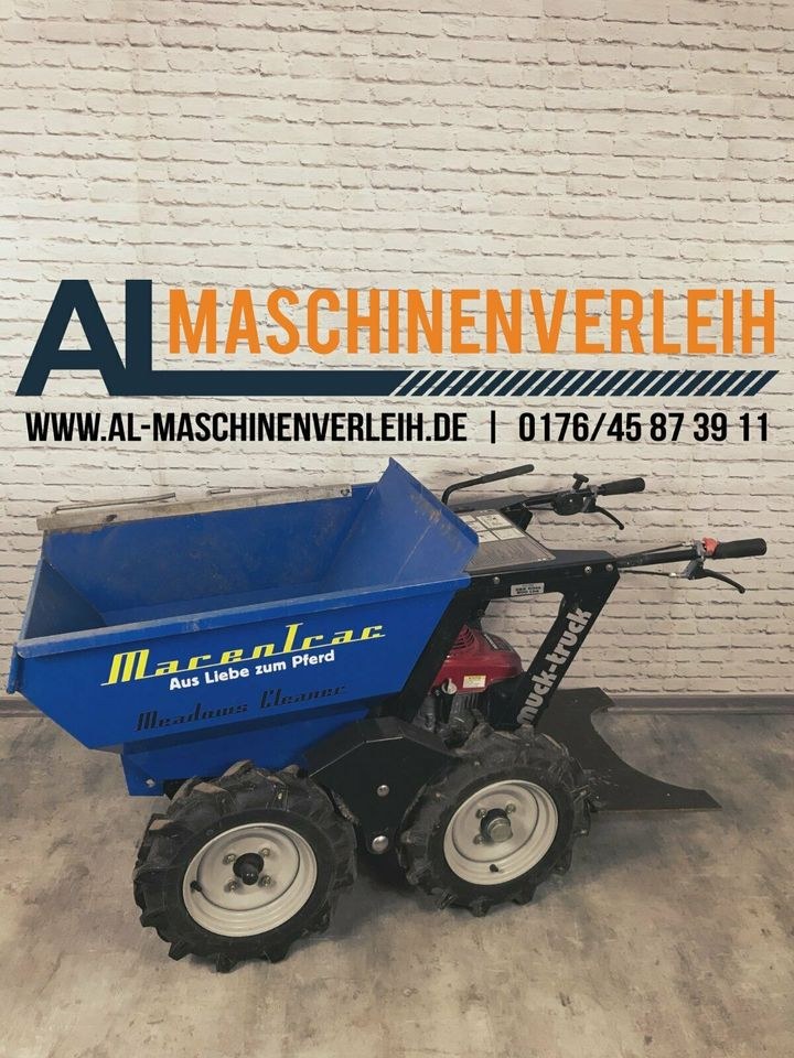 Minidumper Motorschubkarre mieten in Löhne – für Aushub & Schutt