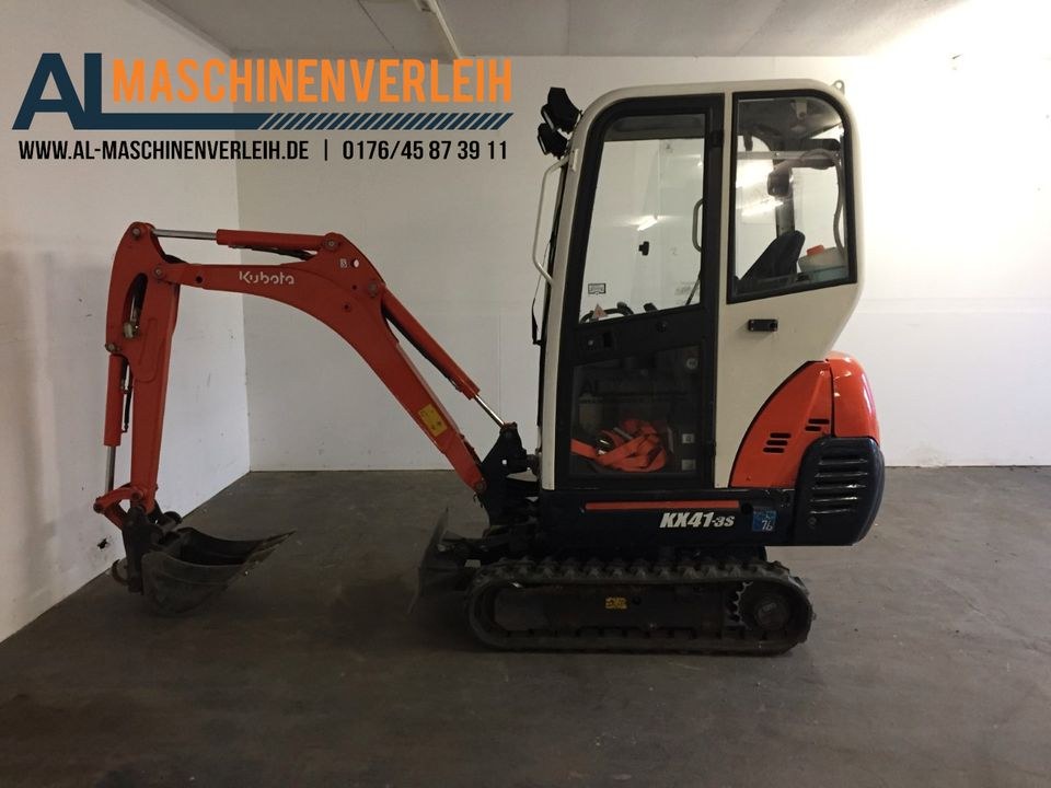 Kubota Minibagger 1,7 Tonnen mieten bei AL Maschinenverleih Internet – 3