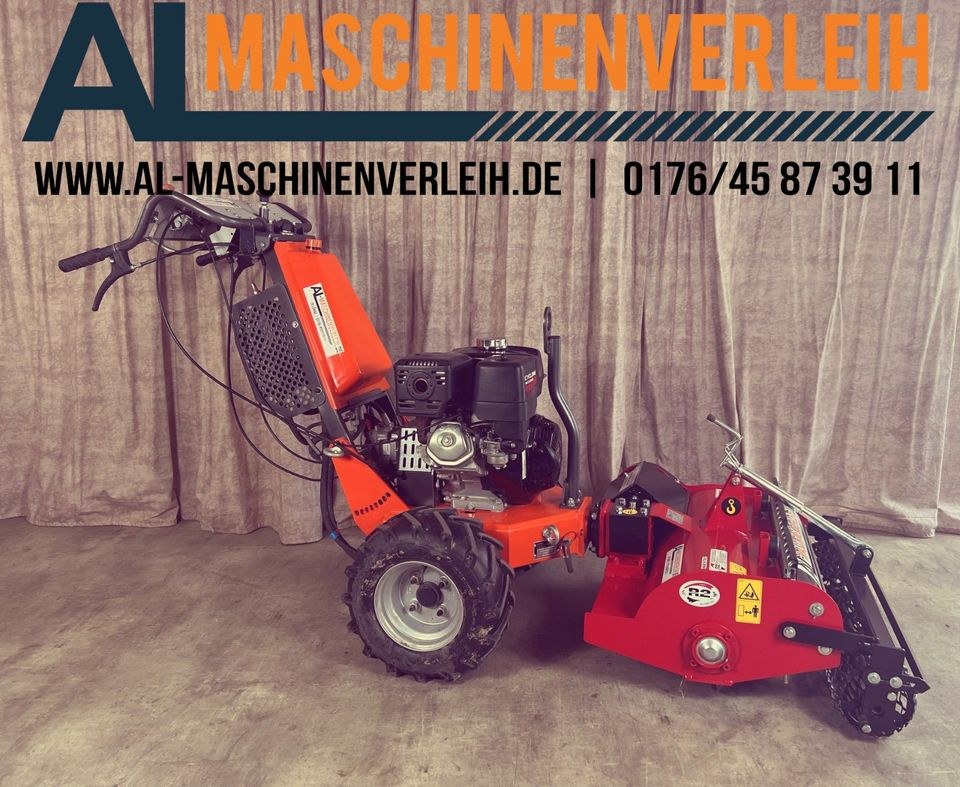 Umkehrfräse Einachser 70cm mieten in Löhne – für Beet & Rasenneuanlage