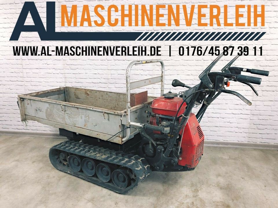 500 kg Raupendumper Kettendumper mieten in Löhne – für Aushub & Schutt