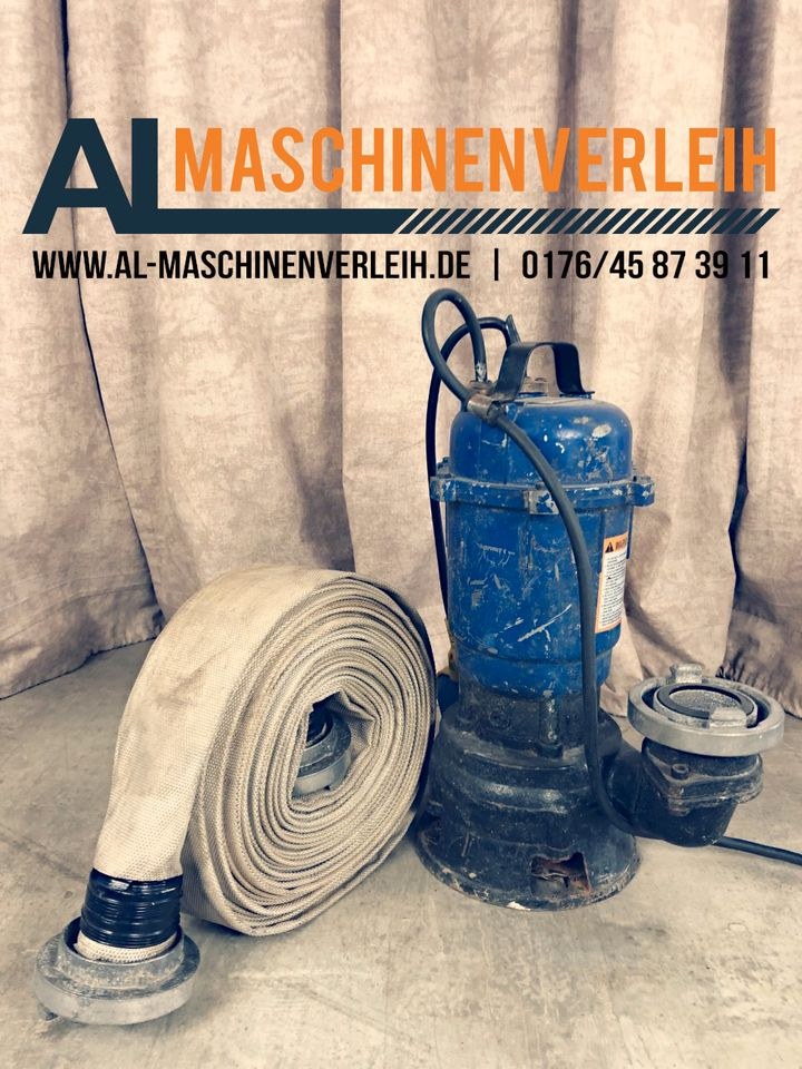 Tauchpumpe Schmutzwasserpumpe mieten in Löhne – Wasser weg in Minuten – 2