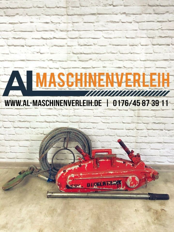 3t Greifzug Seilzug Ratschenzug mieten in Löhne – statt Treppenhaus – 2