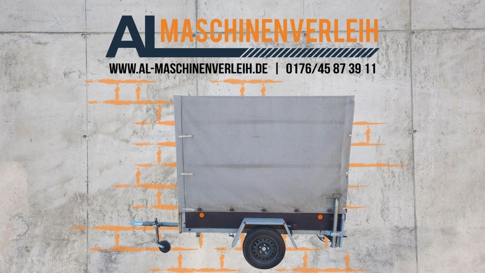 750 kg Transportanhänger Hohe Plane mieten in Löhne
