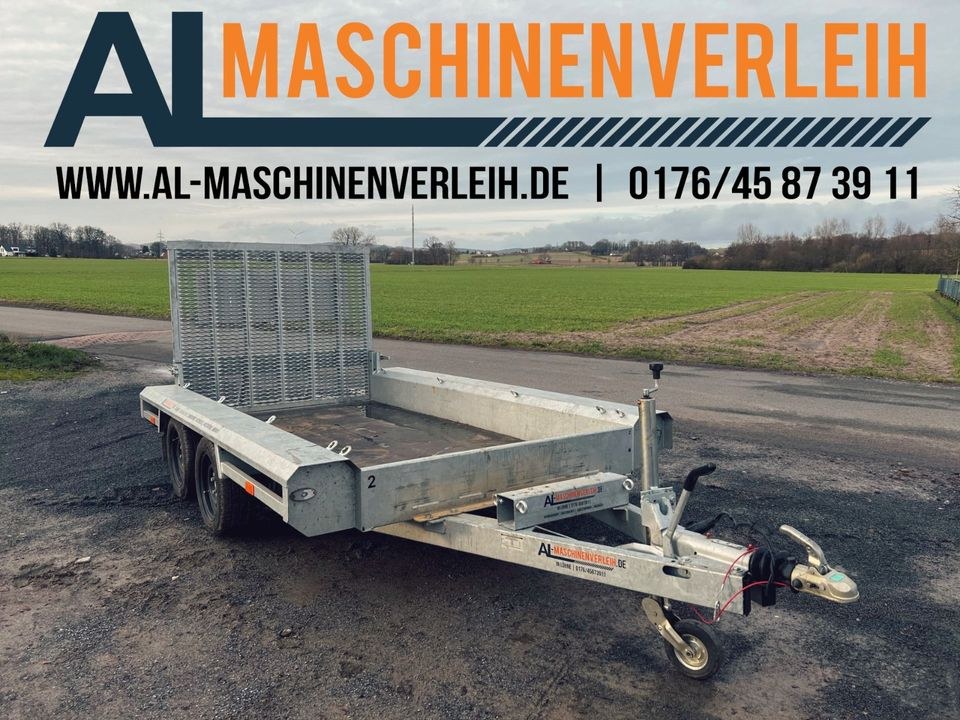 2,7t Baumaschinenanhänger mieten in Löhne – für Umzug & Baumarkt