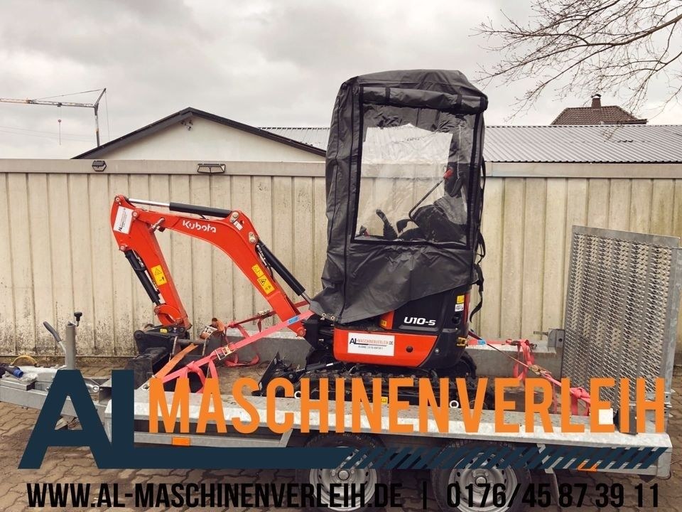Kubota Minibagger Microbagger 1,12 t mieten in Löhne – 3
