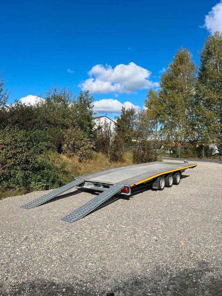 Autotransportanhänger Trailer Anhänger mieten bei Waldis Mietpark
