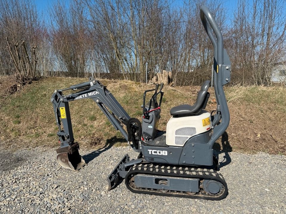 Bagger Schaeff TC08 microbagger Minibagger mieten bei Waldis Mietpark