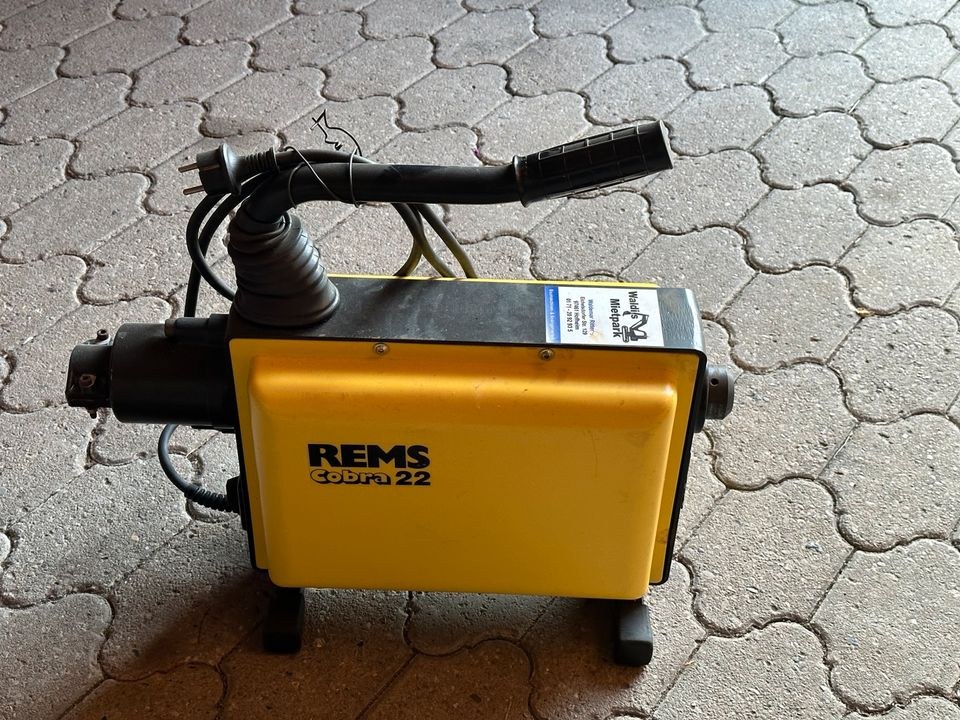 Rohrreinigungsmaschine Rems Cobra 22 mieten bei Waldis Mietpark – 2
