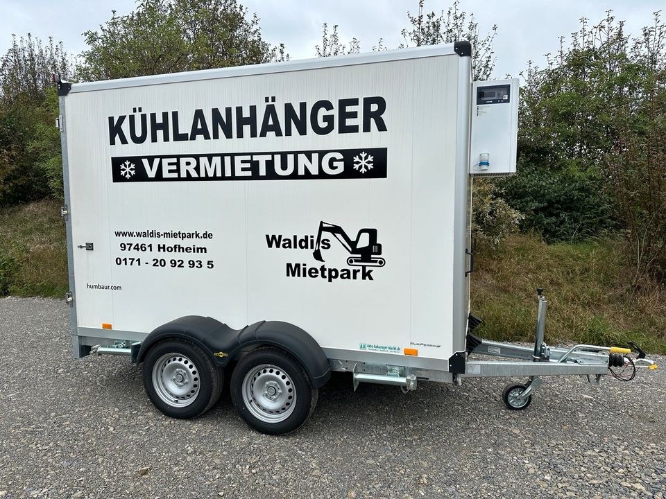 Kühlanhänger Kühlwagen &Feiern mieten bei Waldis Mietpark