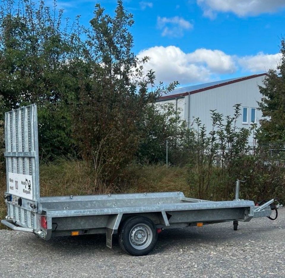 Baumaschinenanhänger Anhänger mieten bei Waldis Mietpark – 2
