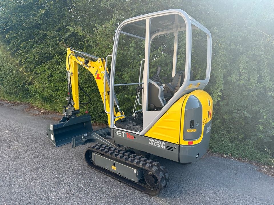 Bagger Wacker Neuson ET 16 inkl Löffel mieten bei Waldis Mietpark – 2