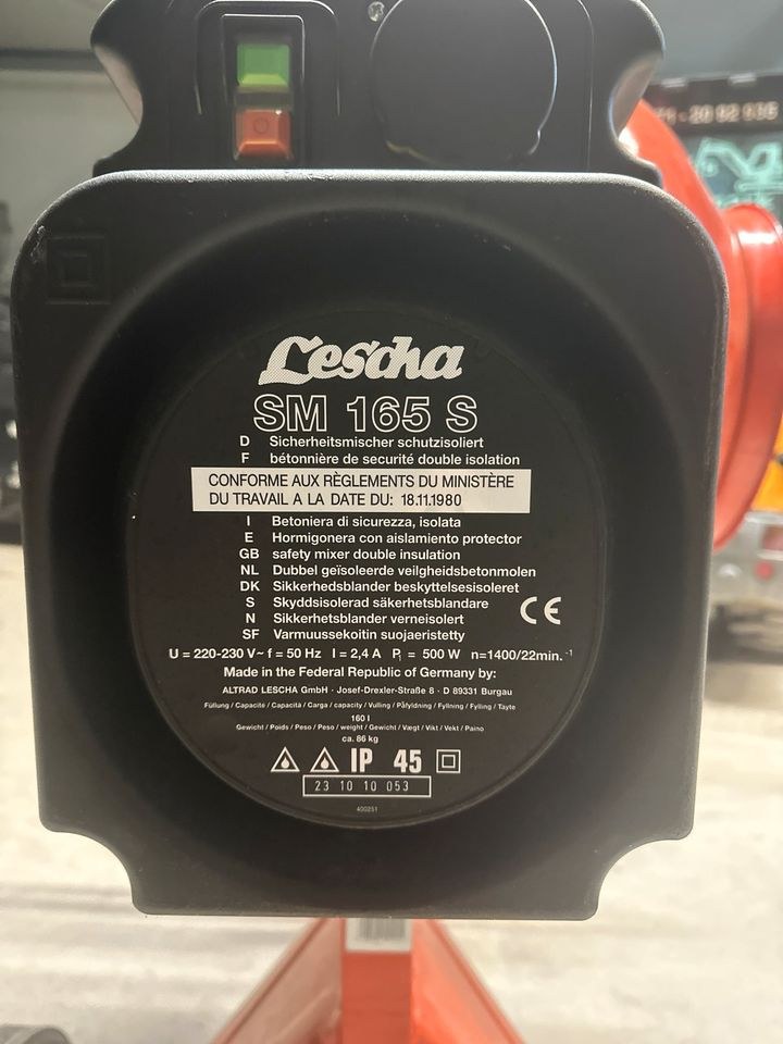 Betonmischer SM 165 S Lescha mieten bei Waldis Mietpark – 2