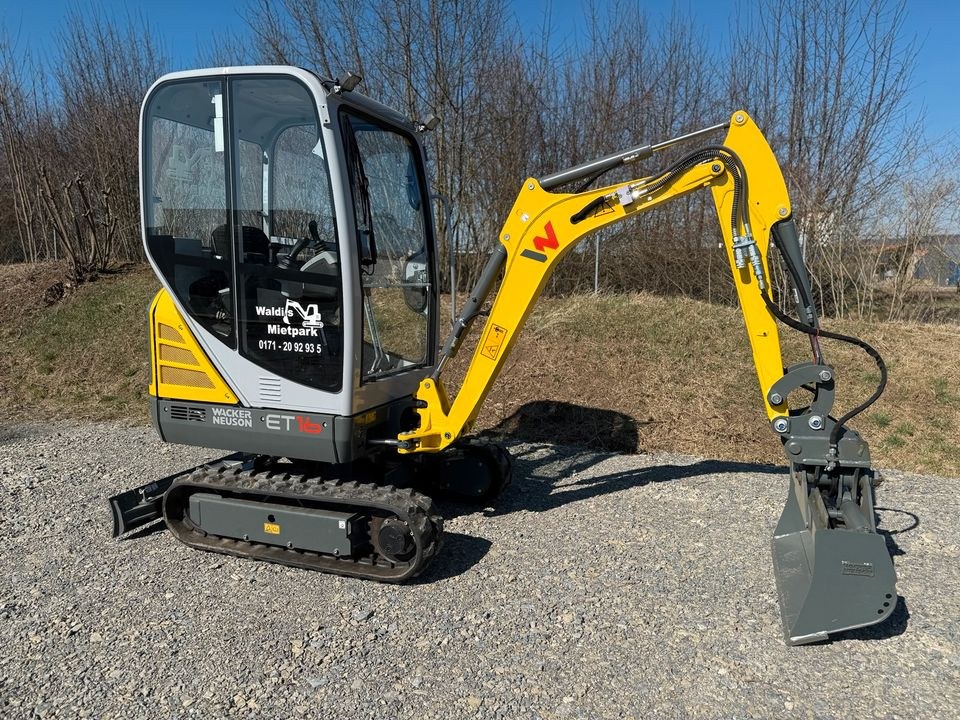 Bagger Wacker Neuson ET 16 mieten bei Waldis Mietpark