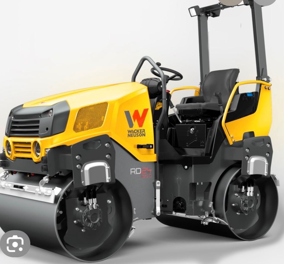 Tandemwalze Walze Asphalt mieten bei Waldis Mietpark
