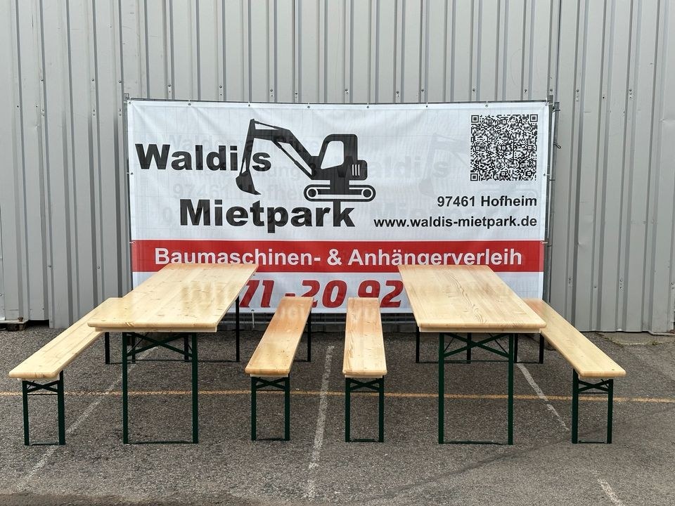 Bierzeltgarnitur Biergarnitur Festzeltgarnitur mieten