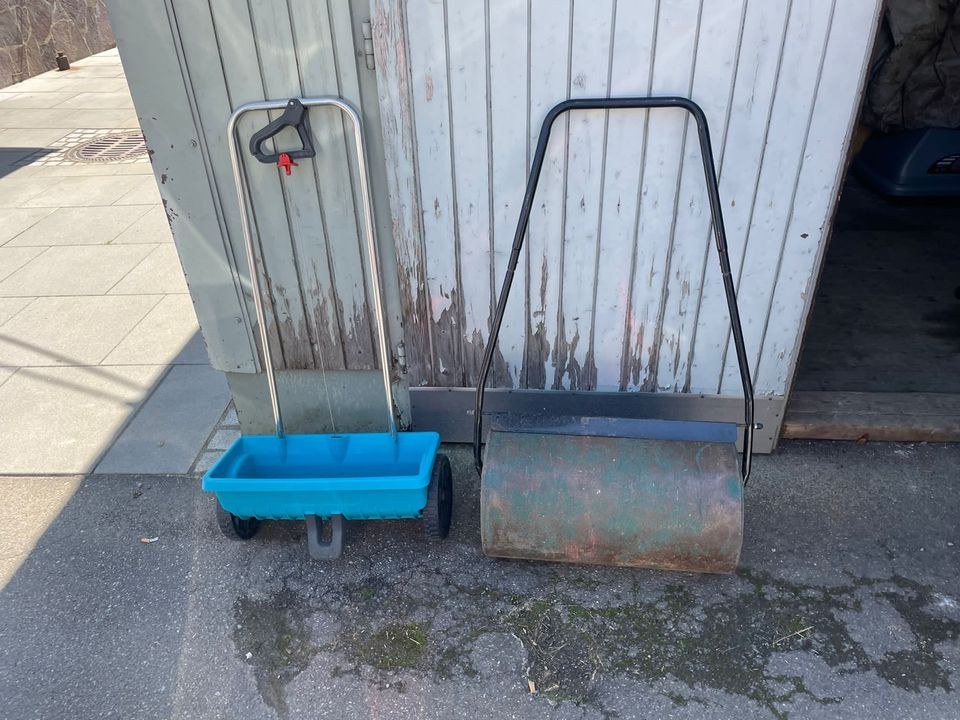 Rasenwalze Säwagen Handstampfer Aerifizierer mieten in Geislingen – 2
