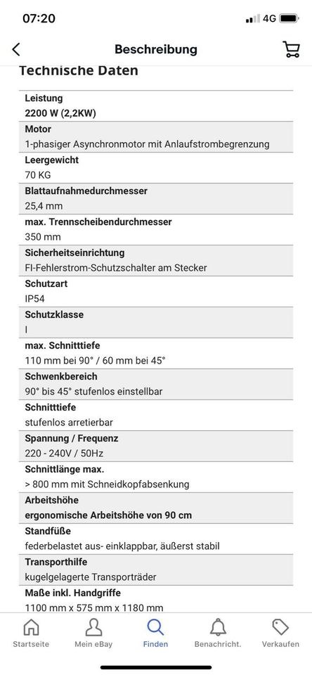 Steinsäge Nasssäge Pflasterschneider mieten in Geislingen – 4