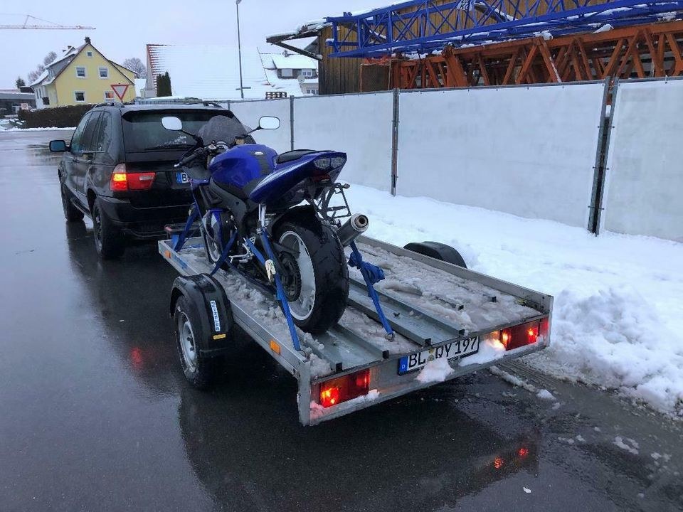 Motorradanhänger Anhänger Hänger Quad Plattform mieten in Geislingen – 3