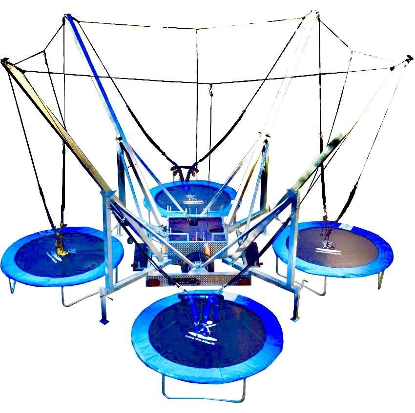 4 er Bungee Trampolin mieten in Extertal – für Kinderfest & Feier
