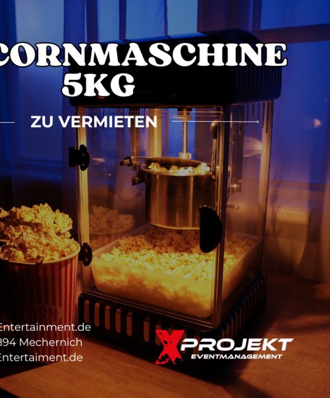 Popcornmaschine 5 kg unvergessliche mieten in Mechernich