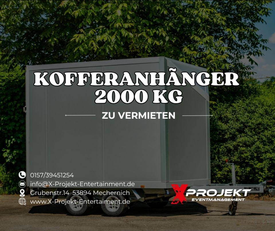 Kofferanhänger mieten in Mechernich – für Umzug, Garten & Transport