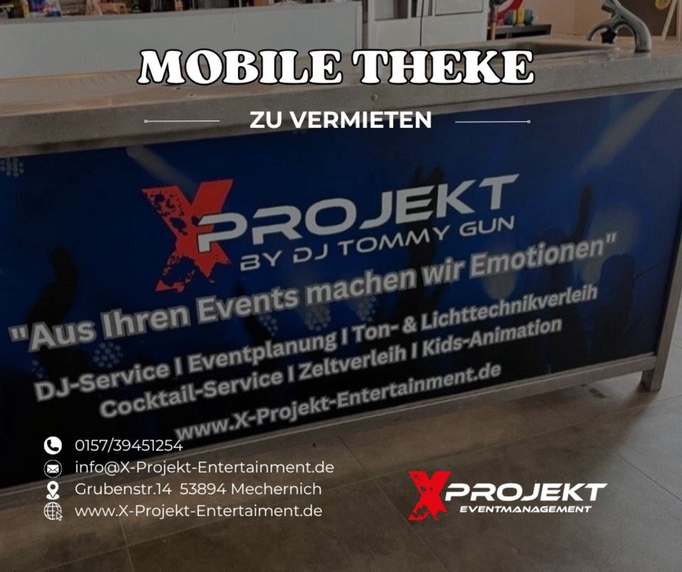 Mobile Theke Spültheke mieten in Mechernich – für Fest & Ausschank