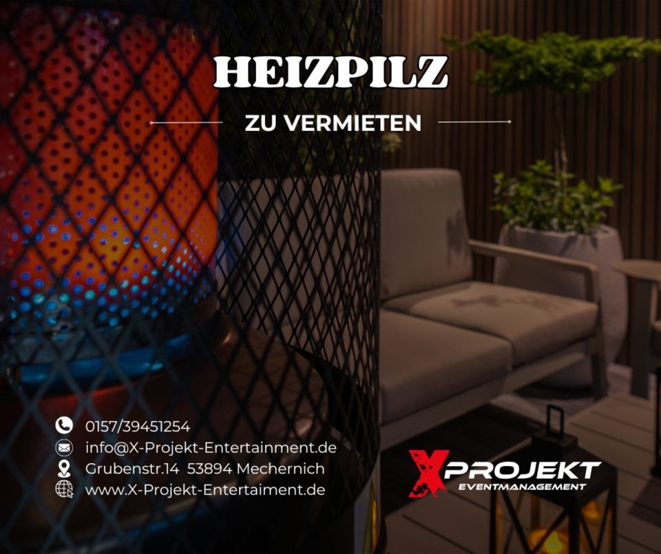 Heizpilze mieten in Mechernich – Wohlfühlklima auf Zeit