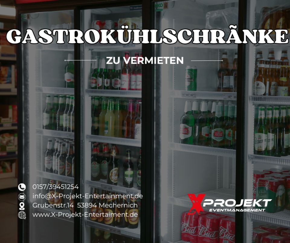 Gastrokühlschrank Glastürkühlschrank mieten in Mechernich