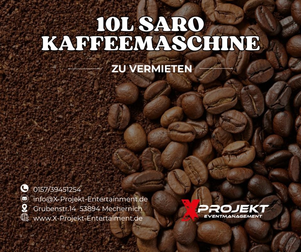 10 Liter Kaffeemaschine mieten in Mechernich – für Fest & Ausschank