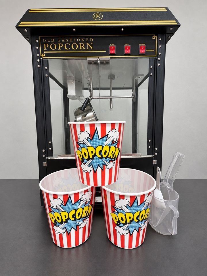 Professionelle Popcornmaschine mieten bei A-Z Hausmeisterservice