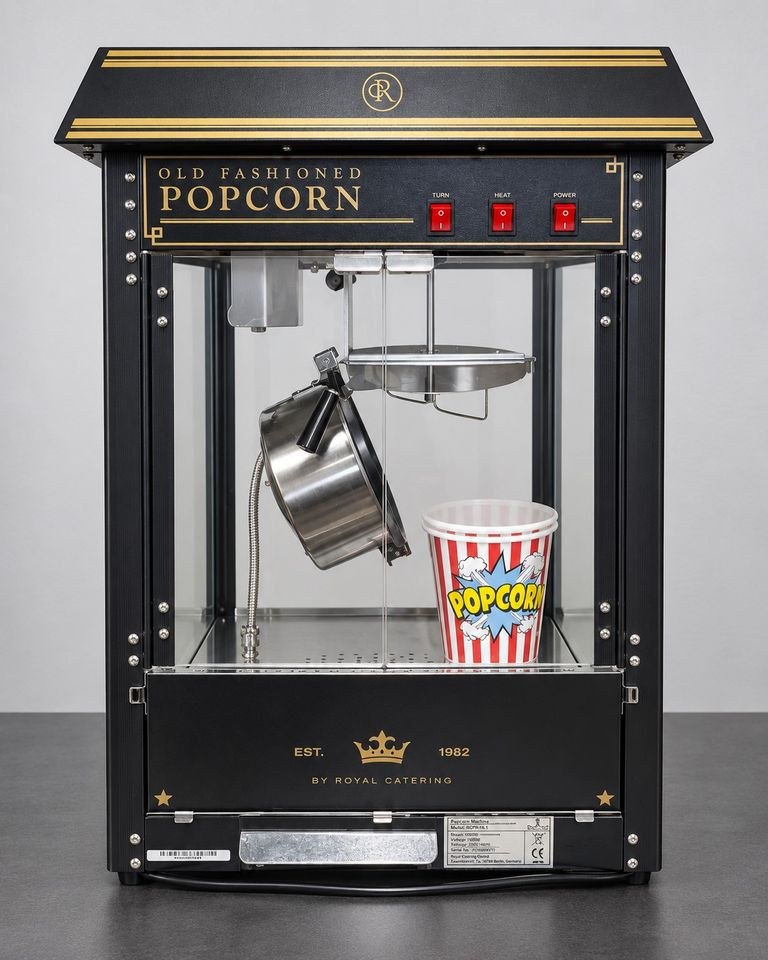 Professionelle Popcornmaschine mieten bei A-Z Hausmeisterservice – 3