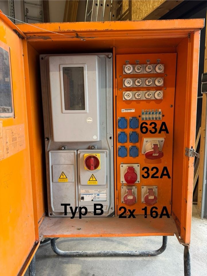 Baustromverteiler Baustromkasten 63A 32A 16A mieten in Oerlinghausen – 2