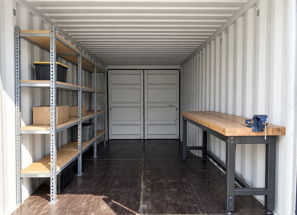 Lagercontainer Monat flexibel mieten bei A-Z Hausmeisterservice – 2
