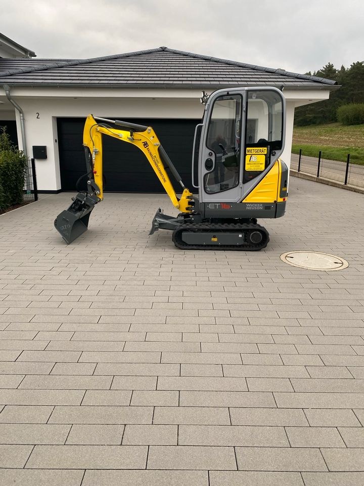 Minibagger Bagger Ingolstadt mieten bei AB Baumaschinenvermietung – 4