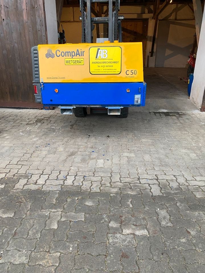 Baukompressor Kompressor mieten in Oberdolling – Druckluft mobil – 4