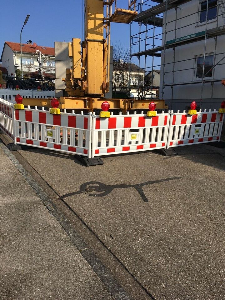 Baustellenabsperrung Absperrung Straßensperre mieten in Oberdolling