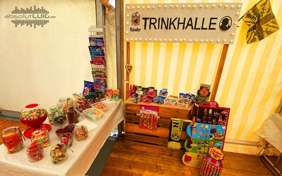 Trinkhalle Candybar Bude Kiosk DJ mieten in Waltrop – mobile Bar – 2