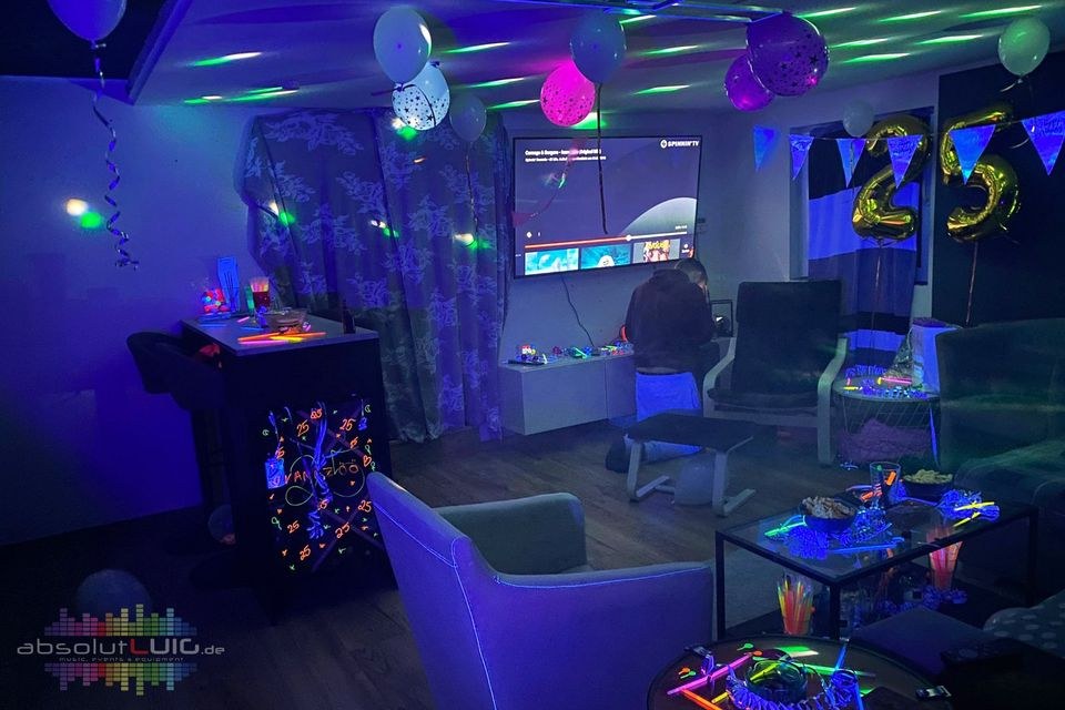 Nebelmaschine Schwarzlicht UV Kindergeburtstag mieten in Waltrop – 3