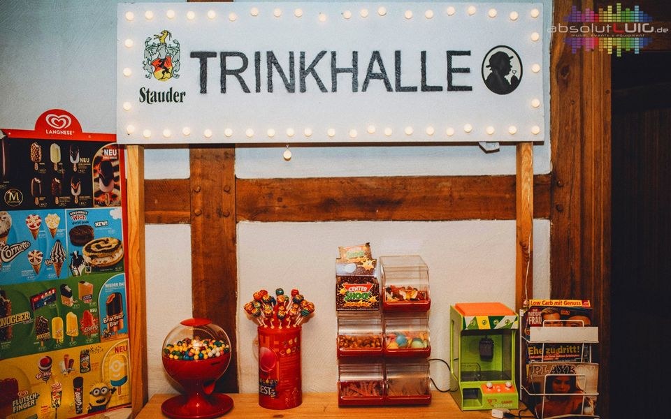 Trinkhalle Candybar Bude Kiosk DJ mieten in Waltrop – mobile Bar