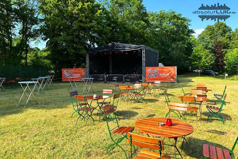 Biergartenstühle u passende Tische Garten mieten in Waltrop – 2