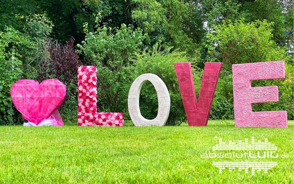 LOVE Buchstaben Letters magenta DJ mieten in Waltrop – 3