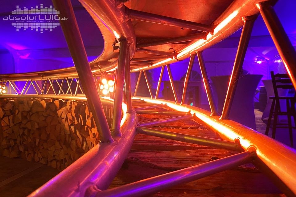 Holz Theke Polterabend Scheunenparty mieten in Waltrop – mobile Bar – 3