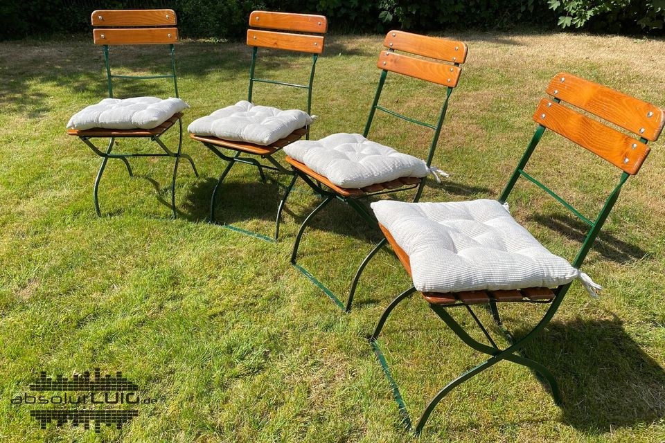 Biergartenstühle u passende Tische Garten mieten in Waltrop – 3