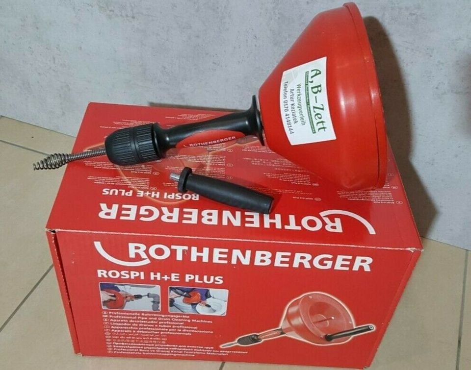 N 7,5m Rohrreinigungsgerät Handspirale mieten in Barver – 3