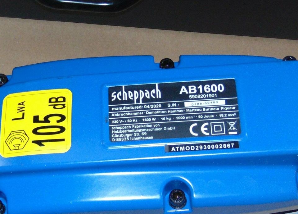 N Abbruchhammer Abrisshammer Stemmhammer 20kg mieten in Barver – 2