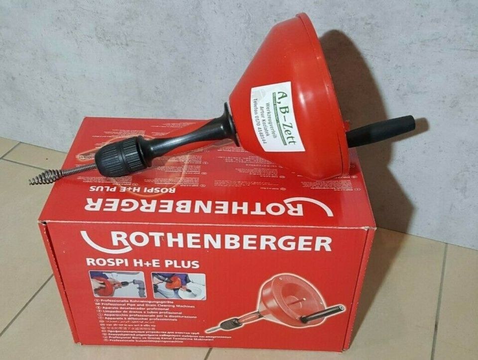 N 7,5m Rohrreinigungsgerät Handspirale mieten in Barver – 2